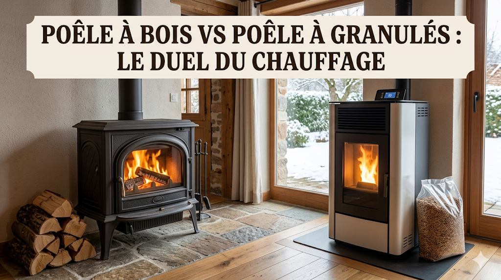 Quel est le meilleur de mode de chauffage entre le poêle à bois et le poêle à granulés ?